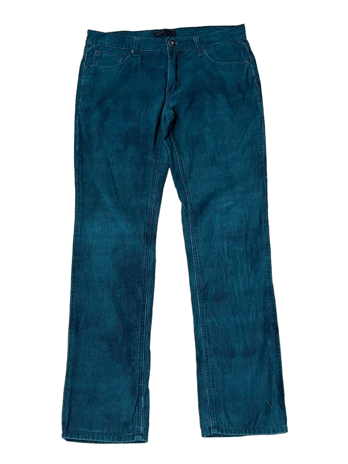 In The Attic IN THE ATTIC GREEN CORDUROY JEANS Size US 33 - 1 Thumbnail
