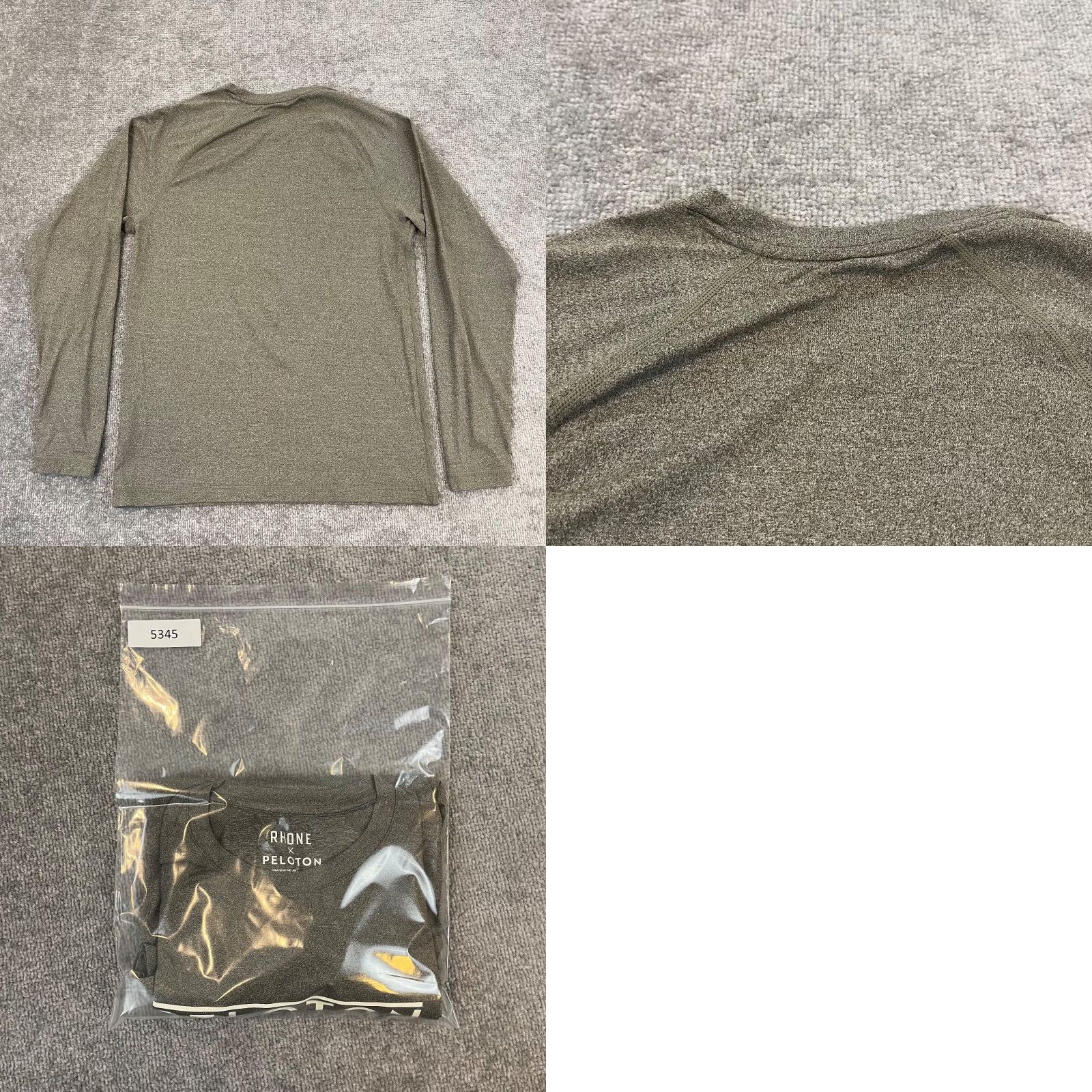 Rhone Rhone Shirt Mens Small Heather Brownish Gray Peloton Training Gym Casual Activewear Pullover Short Sleeve Crew Neck Size US S / EU 44-46 / 1 - 8 Thumbnail