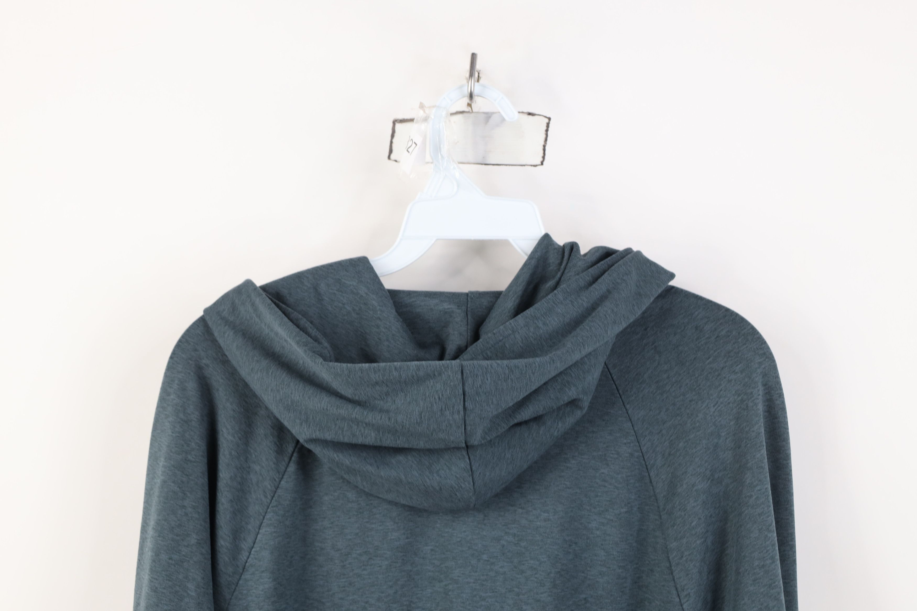 Everlane Everlane Blank Lightweight Jersey Knit Hoodie Heather Blue Size US M / EU 48-50 / 2 - 11 Thumbnail