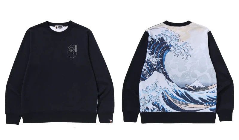 Bape Bape Ukiyo-e Crewneck Size ONE SIZE - 1 Thumbnail