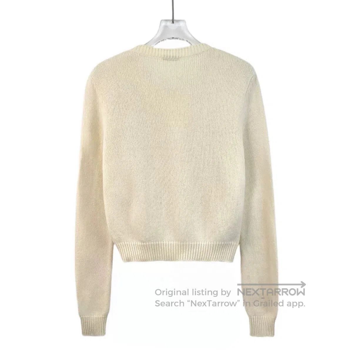 Miu Miu miu miu beige bow detail knitted cardigan. Size US S / EU 44-46 / 1 - 2 Thumbnail