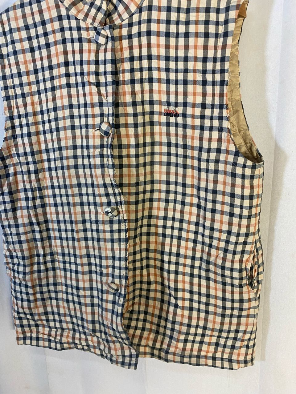 DAKS × Vintage Unisex🔥 vintage darks London button up vest Size L / US 10 / IT 46 - 3 Thumbnail