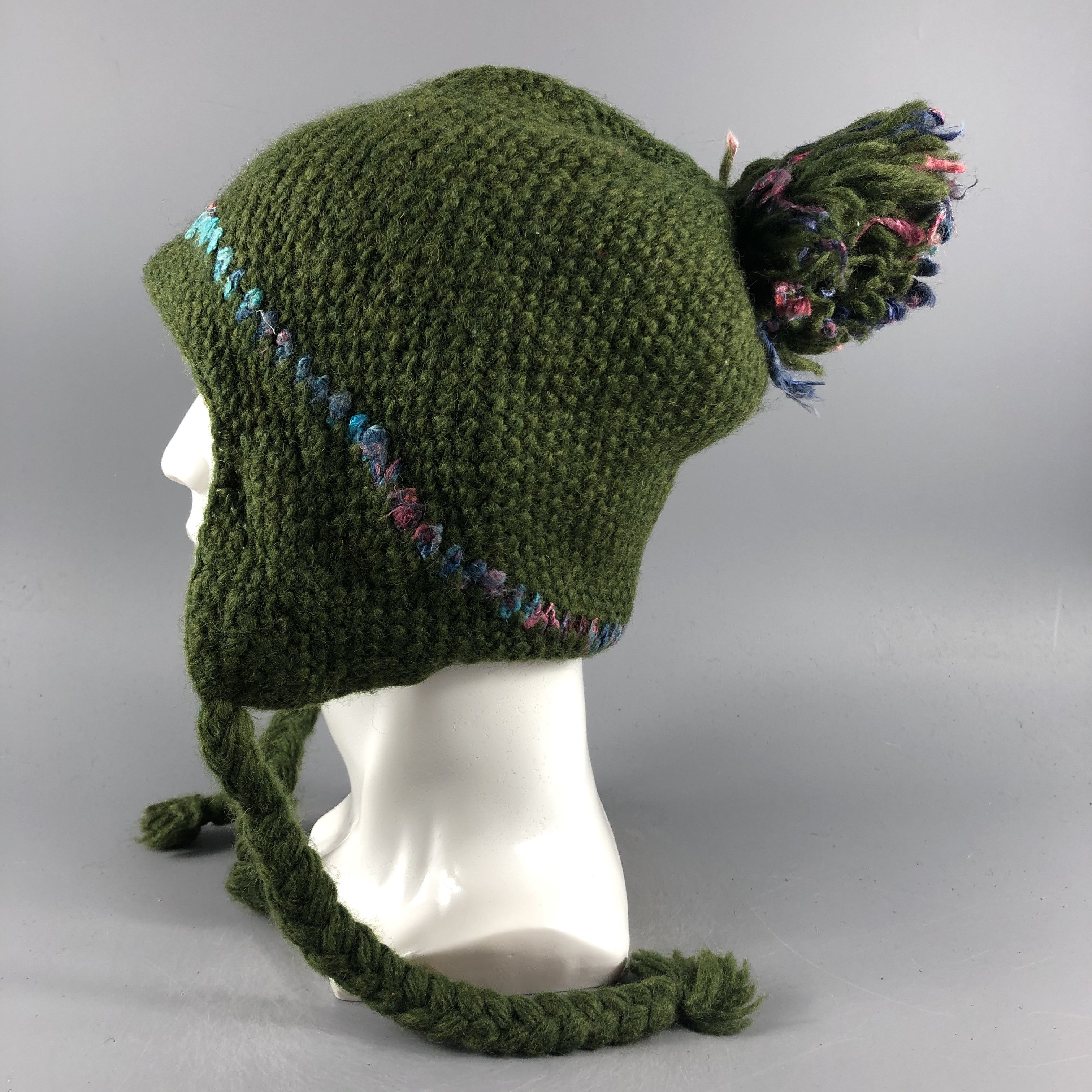 Japanese Brand × Vintage VIntage Ear Flap Hat Beanie Snow Hat Snow Cap -D099 Size ONE SIZE - 1 Thumbnail