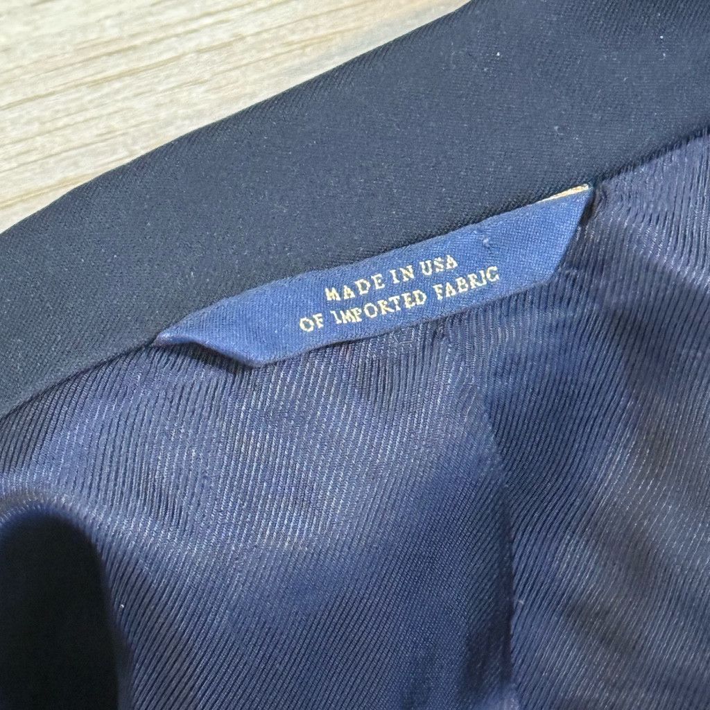 Brooks Brothers Brooks Brothers Men’s 43L Navy Wool 1818 Blazer Size 42L - 9 Thumbnail