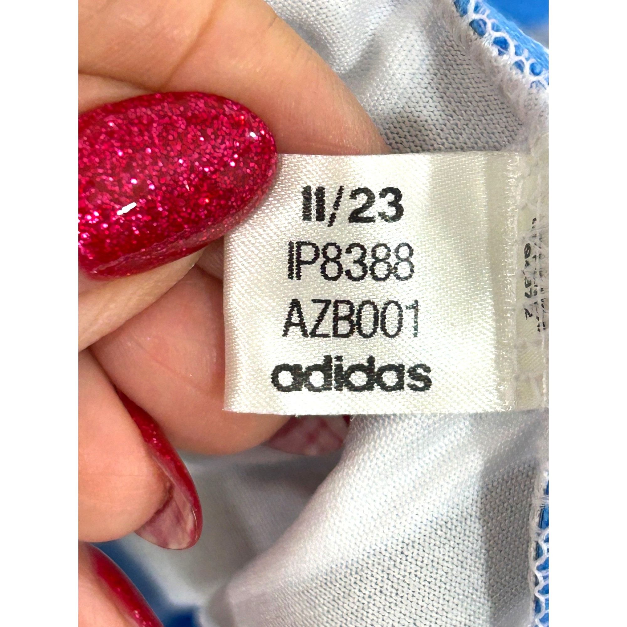 Adidas Adidas Messi Soccer Jersey S Slim White Blue 2022 Short Slee Size US S / EU 44-46 / 1 - 4 Thumbnail