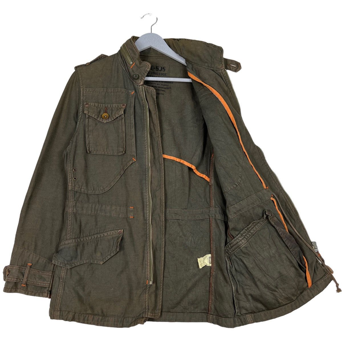 Edwin 🔥 TYPE 505 EDWIN MILITARY STYLE FIELD JACKET Size US M / EU 48-50 / 2 - 10 Thumbnail