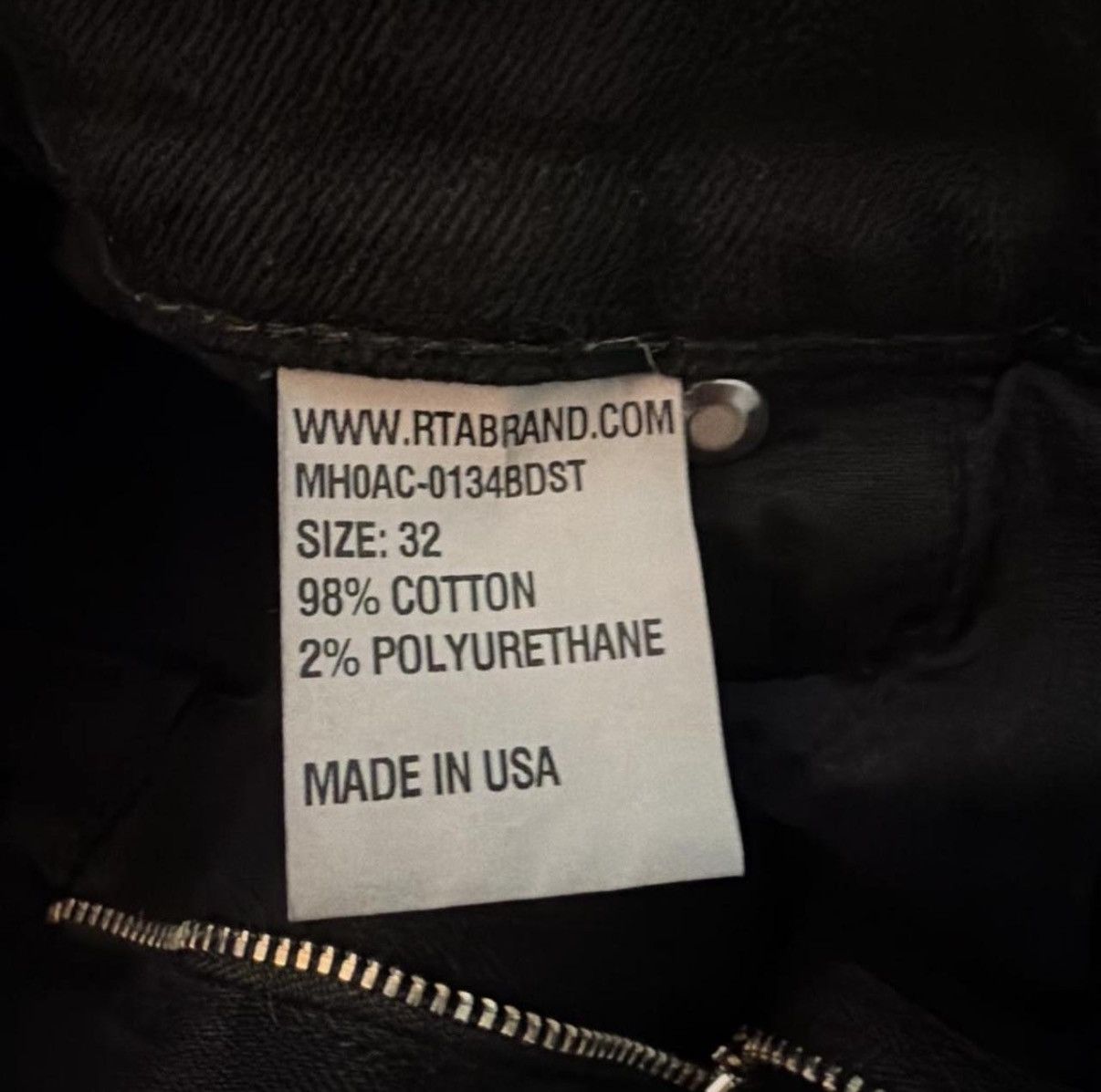 Rta Rta Black Skinny Jeans Size US 32 / EU 48 - 5 Thumbnail