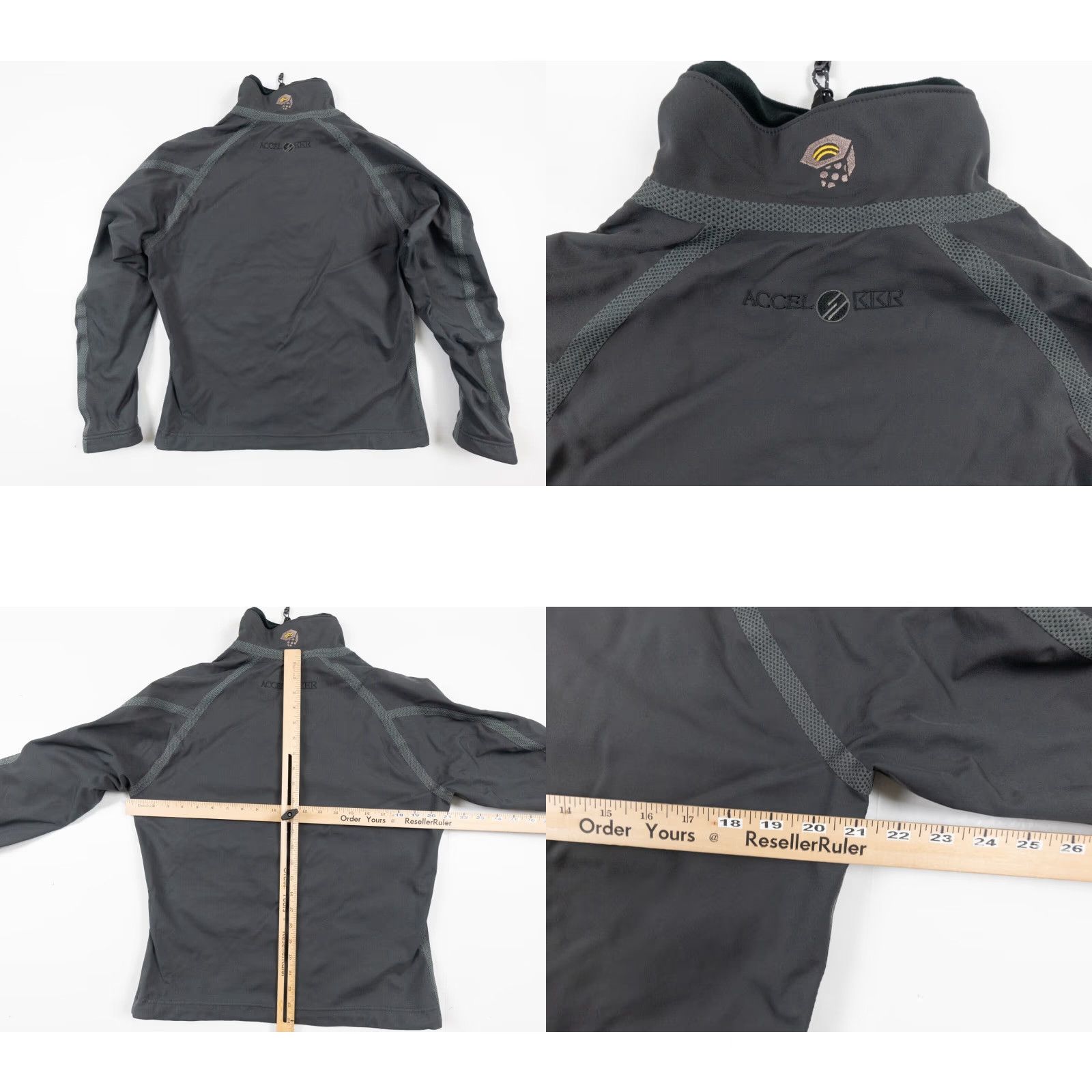 Mountain Hardwear Mountain Hardwear Jacket Women's 10 Gray Conduit Softshell Full Zip Outdoors Size L / US 10 / IT 46 - 8 Thumbnail