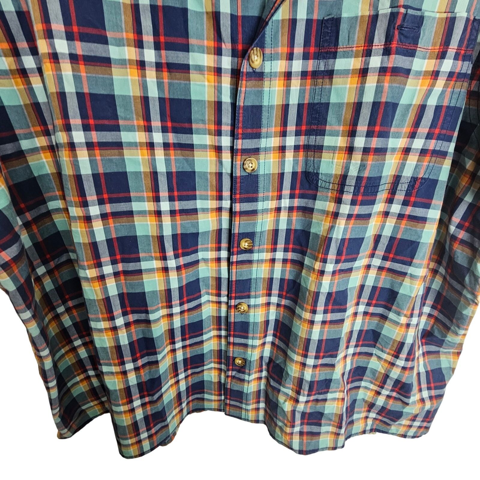 Duluth Trading Company Duluth Trading Co. Shirt Plaid Short Sleeve Button Front 3XL Size US XXL / EU 58 / 5 - 3 Thumbnail