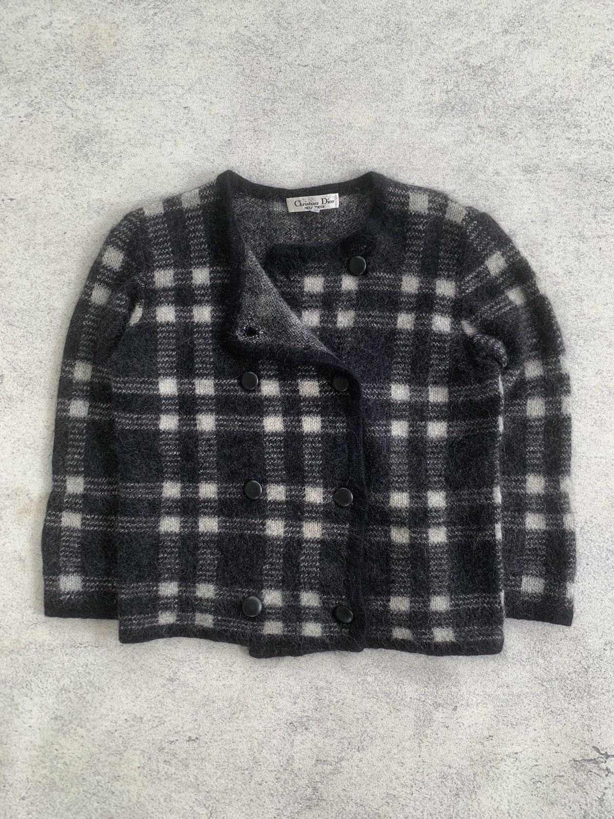 Christian Dior Monsieur × Vintage Vintage Christian dior monseiur plaid double button knit Size M / US 6-8 / IT 42-44 - 1 Thumbnail