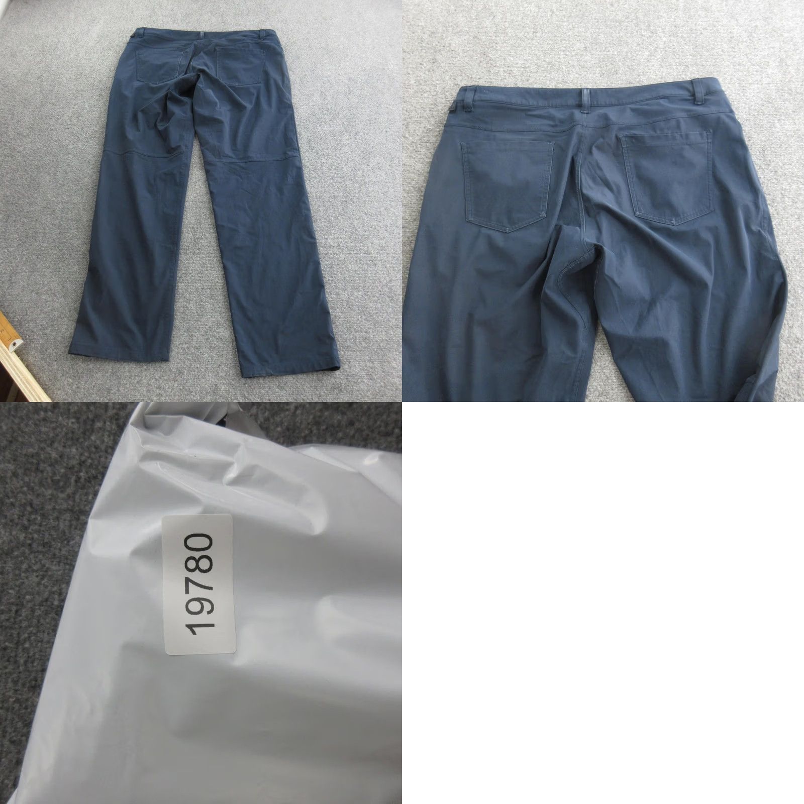 Lululemon Lululemon Pants Men 36x32 Blue Flat Front Chino Straight Leg Casual Pockets Size US 36 / EU 52 - 8 Thumbnail