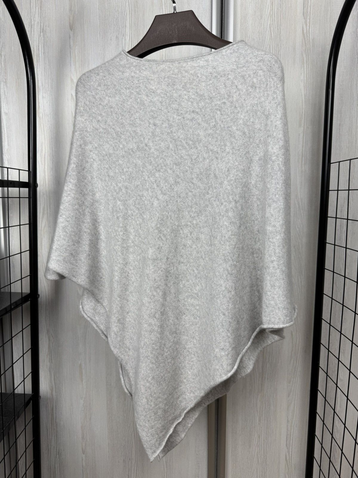 Other Lu Ren Cashmere Gray knitted poncho sweater jumper Size L / US 10 / IT 46 - 7 Thumbnail