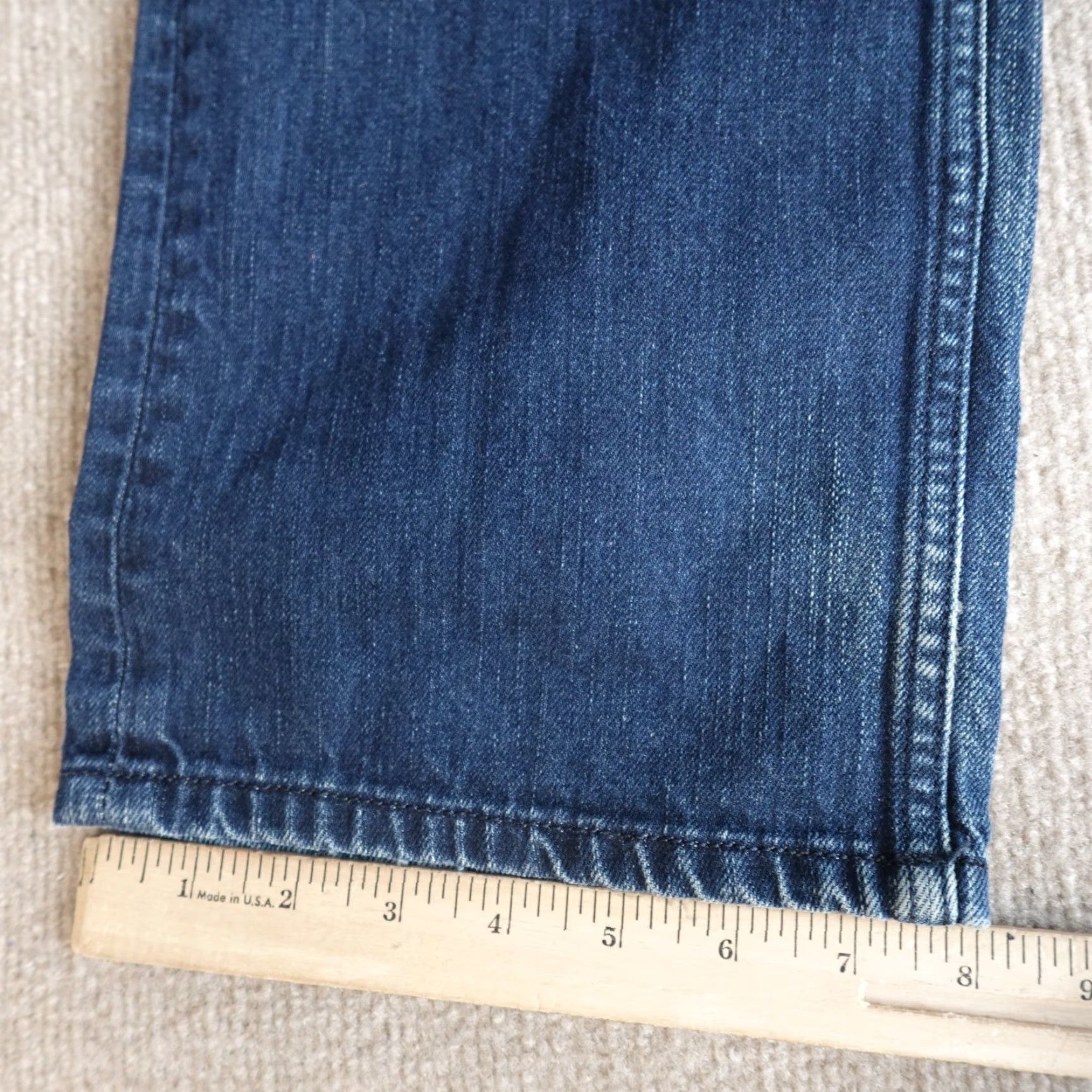 Diesel Diesel Larkee Jeans 32 x 30 Blue Button Fly Cotton Denim Made in Italy Mens Straight Regular 32 Inseam Blue Size US 32 / EU 48 - 7 Thumbnail