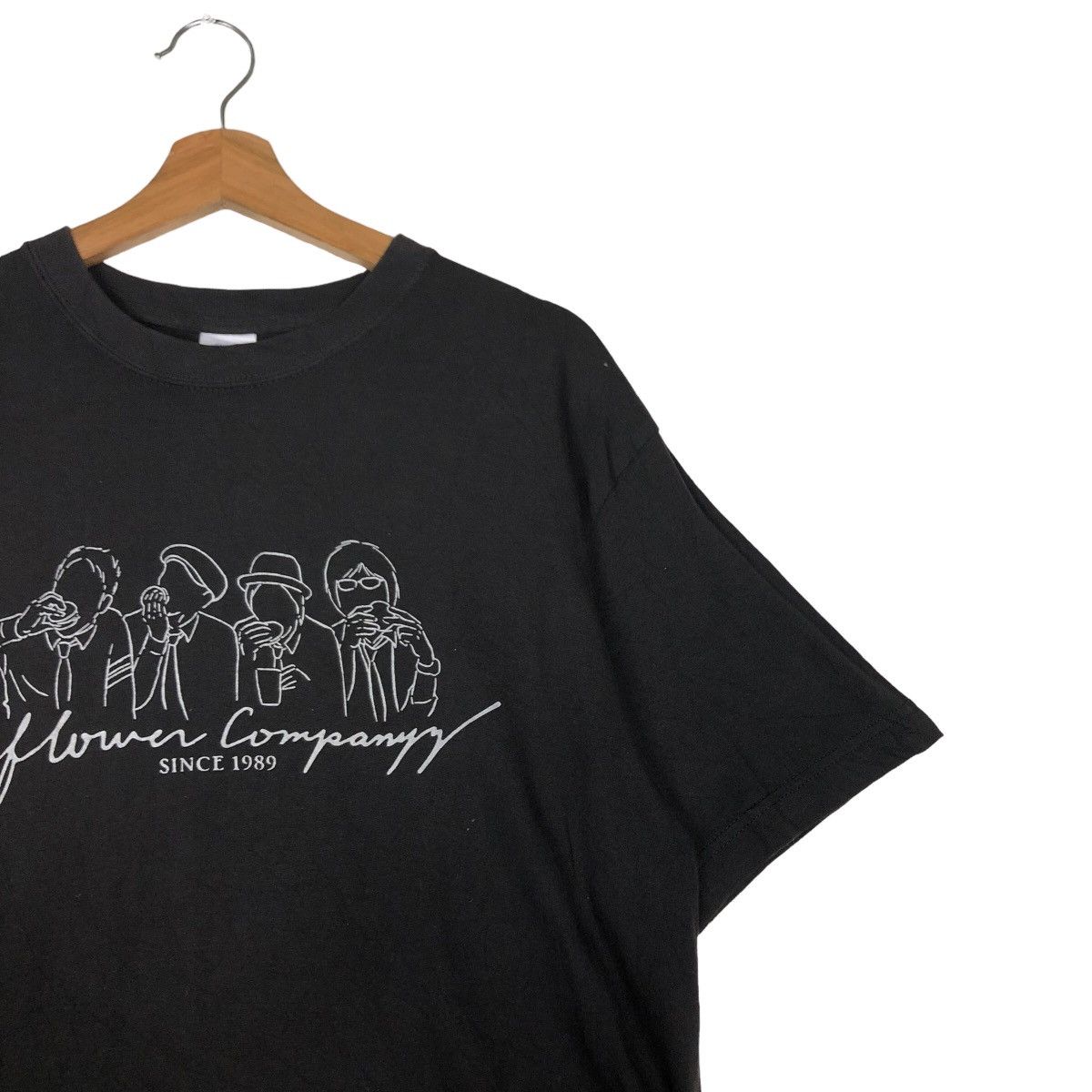 Band Tees 🔥Vtg Band Tees Big Logo Flower Company Since 1989 Size US L / EU 52-54 / 3 - 7 Thumbnail