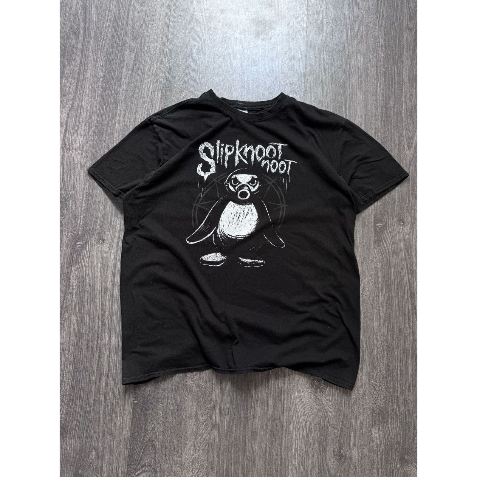 Band Tees × Vintage Vintage Slipknot Dark Penguin t-shirt Size US XL / EU 56 / 4 - 1 Thumbnail
