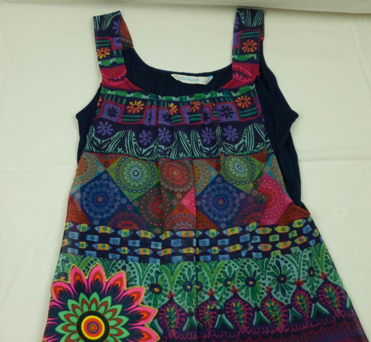 Desigual Desigual womens top vest tank viscose size S ( LABEL XS) Size S / US 4 / IT 40 - 3 Thumbnail