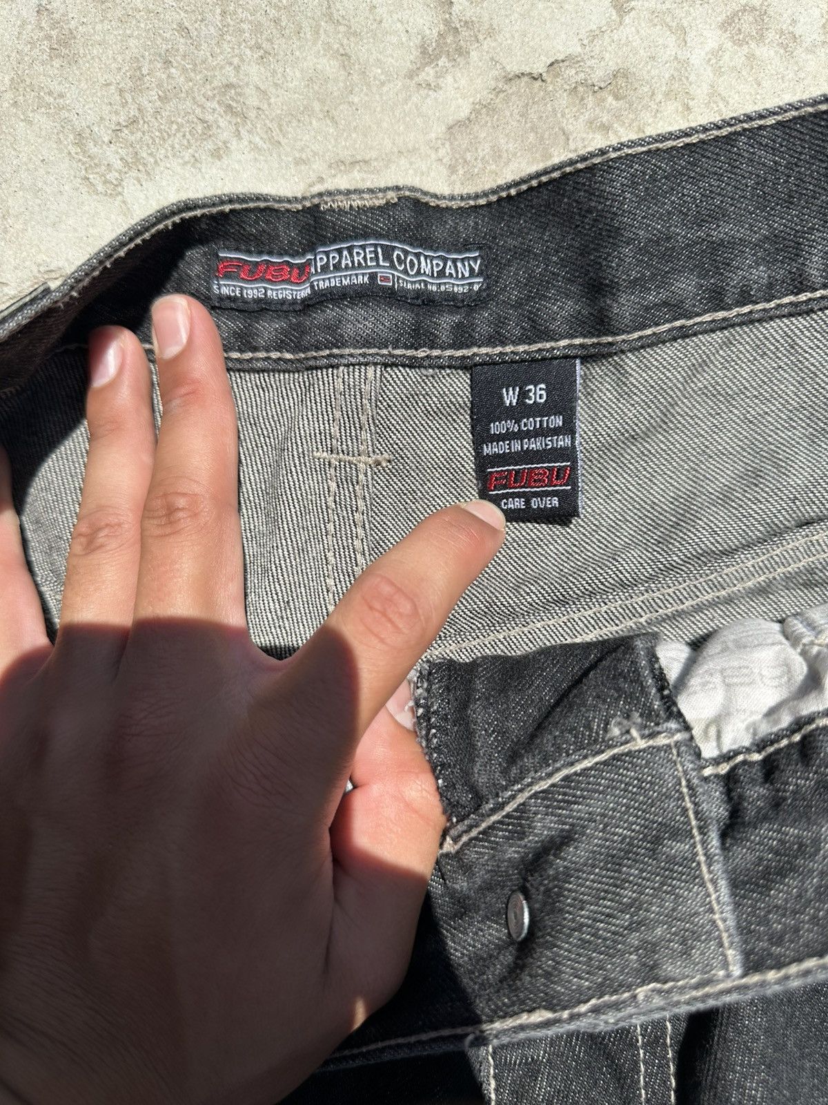 Fubu Vintage Y2K Fubu Denim Cargo Carpenter Shorts Size 36 Size US 36 / EU 52 - 4 Thumbnail