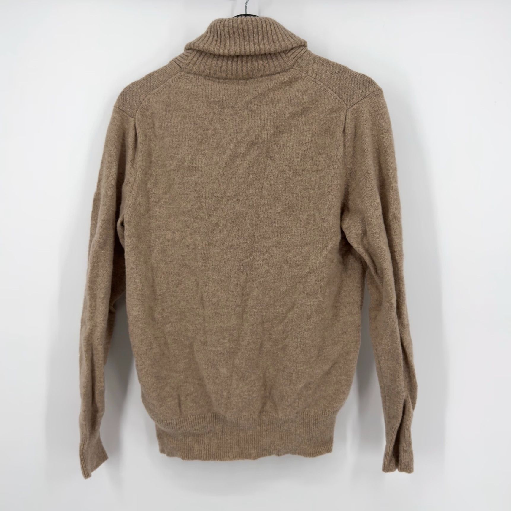 J.Crew VINTAGE? No. J.CREW Shawl Collar Button Neck Sweater Mens Small Camel Brown Wool Blend Shirt Mens Small Camel Brown Wool Blend Size US S / EU 44-46 / 1 - 3 Thumbnail