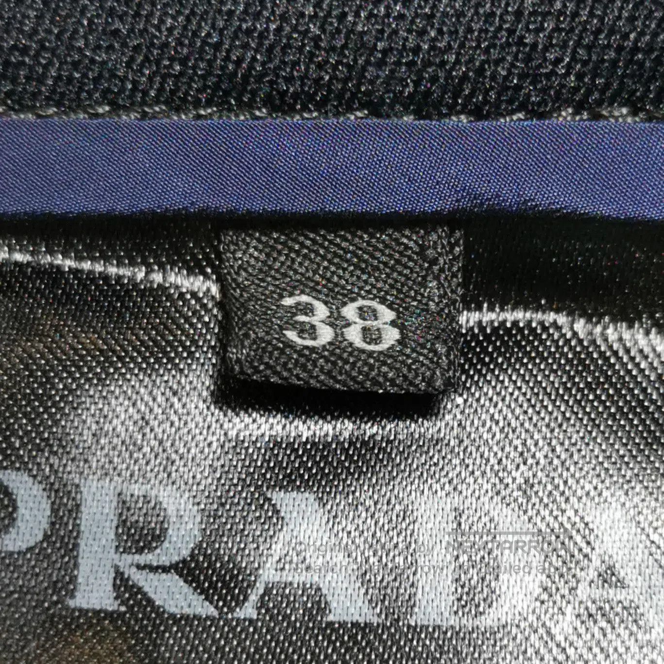 Prada Prada Black Straight. Size 37" - 7 Thumbnail