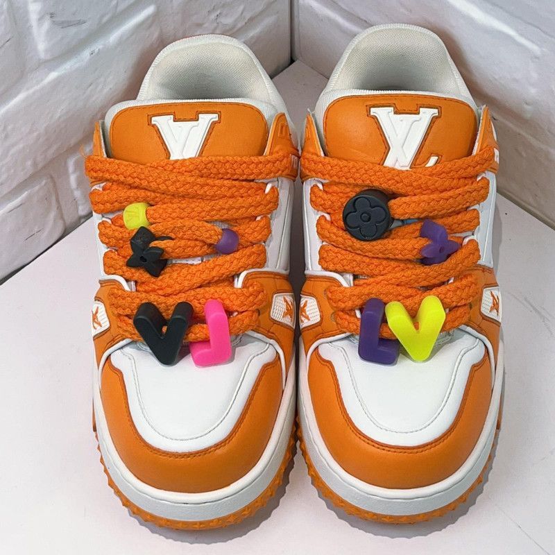 Louis Vuitton Louis Vuitton Trainer Maxi Low-Top Fashion Sneakers -2508 Size US 8.5 / EU 41-42 - 1 Thumbnail