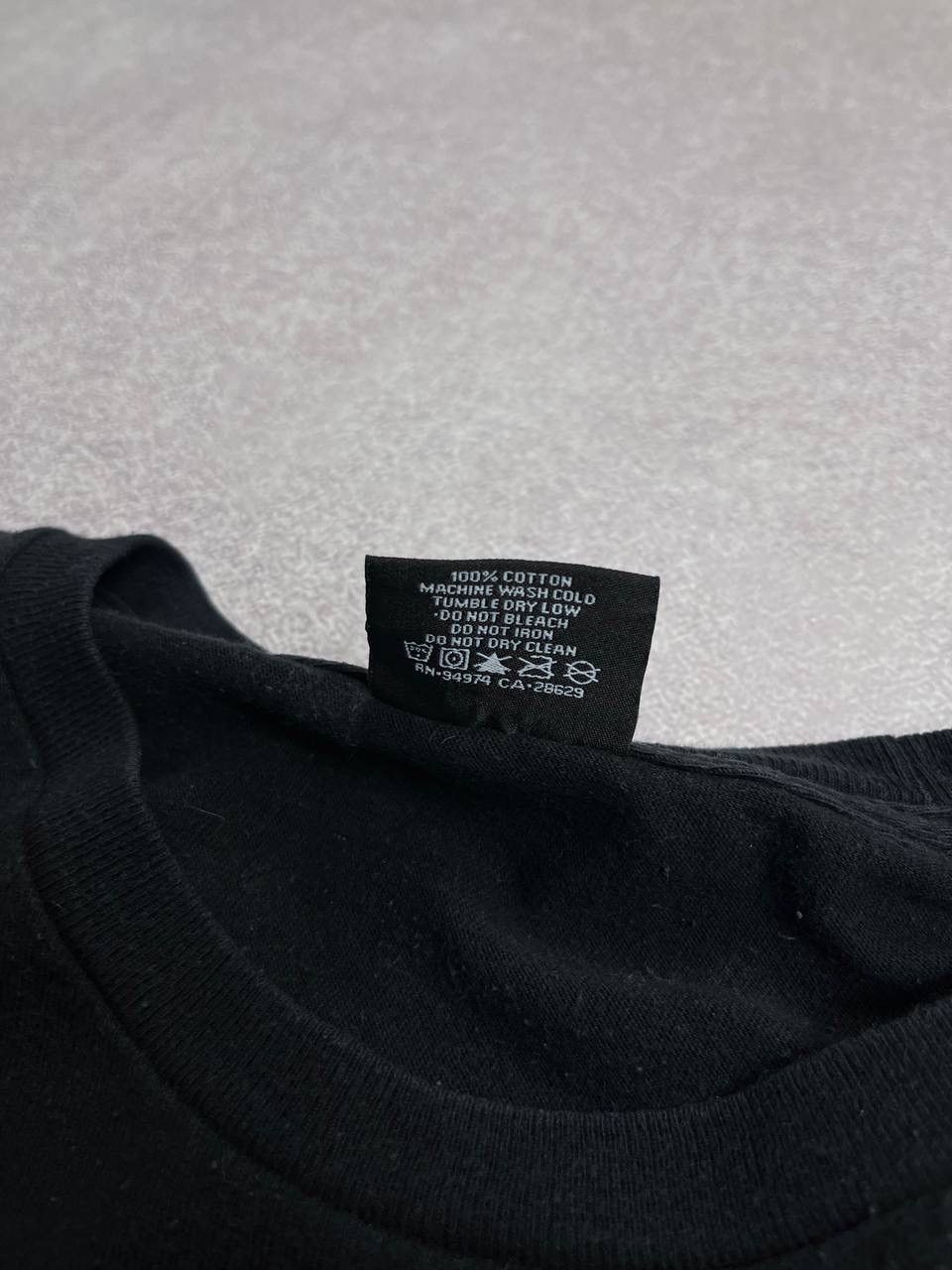 Stussy Vintage Stussy Big Logo Black T-shirt Y2K L Size US L / EU 52-54 / 3 - 8 Thumbnail