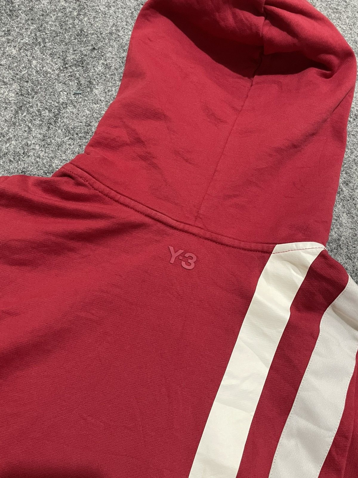 Y-3 RARE OVERSIZED 3 QUARTER HOODIE 3 STRIPES ADIDAS SWEATSHIRT Size US XS / EU 42 / 0 - 5 Thumbnail