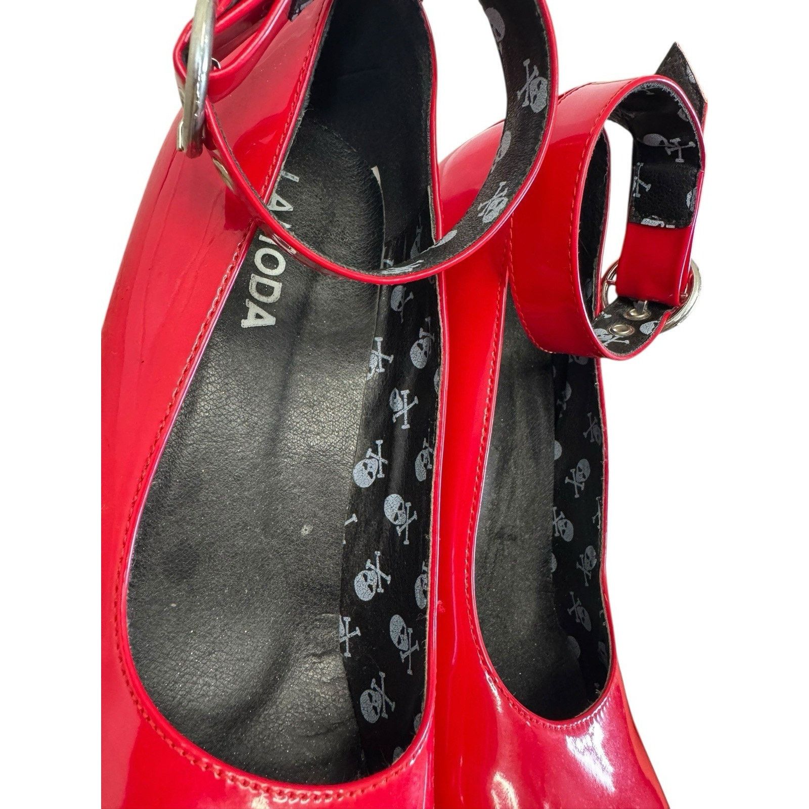 Dolls Kill DOLLSKILL Lamoda Those Days Power Trip Chunky Platform Heels Size US 8 / IT 38 - 7 Thumbnail