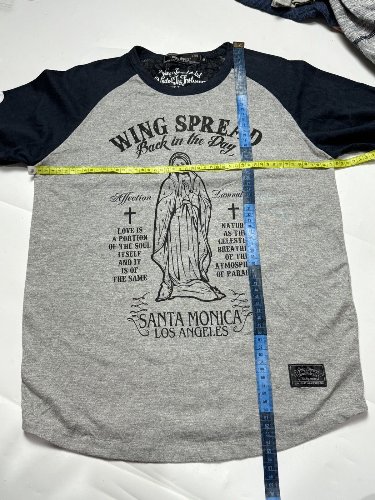 Hysteric Glamour × If Six Was Nine × Japanese Brand Wing Spread Virgin Mary Poem Long Sleeve Size US M / EU 48-50 / 2 - 10 Thumbnail