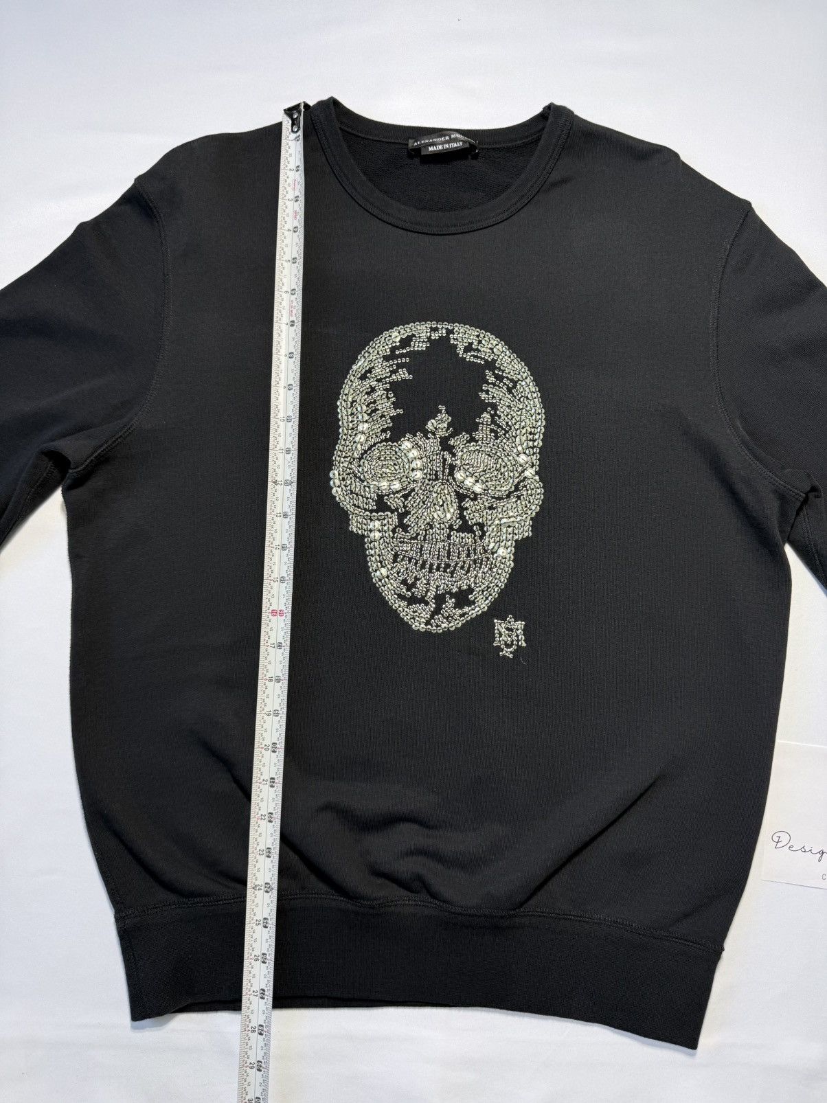 Alexander McQueen ALEXANDER MCQUEEN Sequin Skull Embroidered Sweatshirt XL Size US XL / EU 56 / 4 - 7 Thumbnail