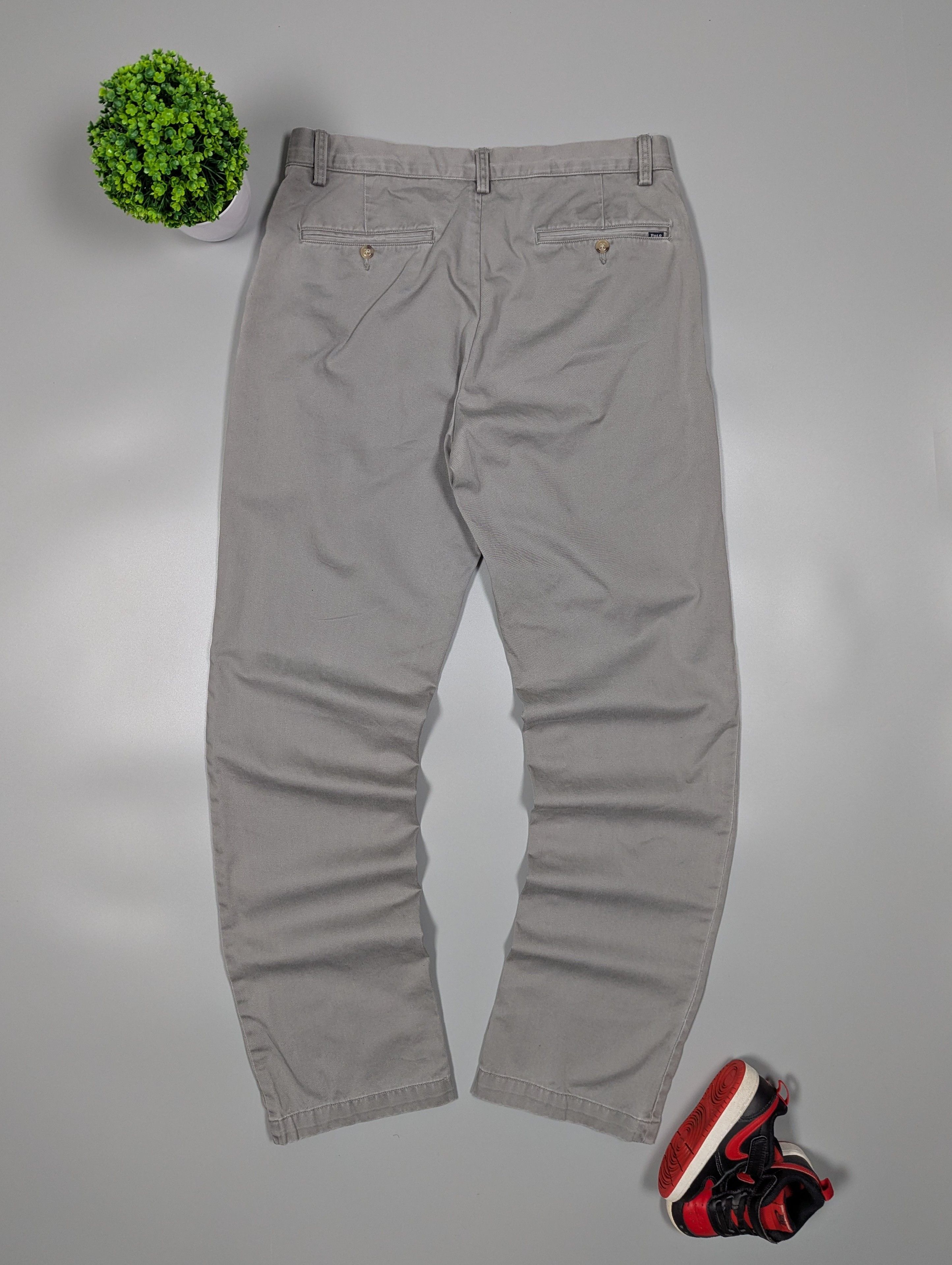 Polo Ralph Lauren × Vintage Polo Ralph Lauren Vintage Men's Gray Classic Chino Pants Size US 32 / EU 48 - 6 Thumbnail