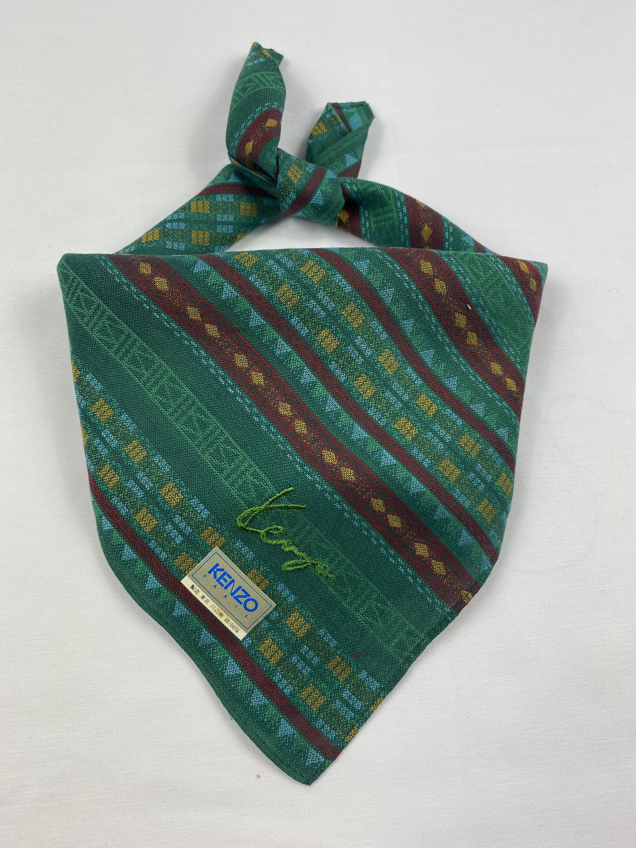Kenzo × Vintage Kenzo Handkerchief / Bandana / Neckerchief Size ONE SIZE - 1 Thumbnail
