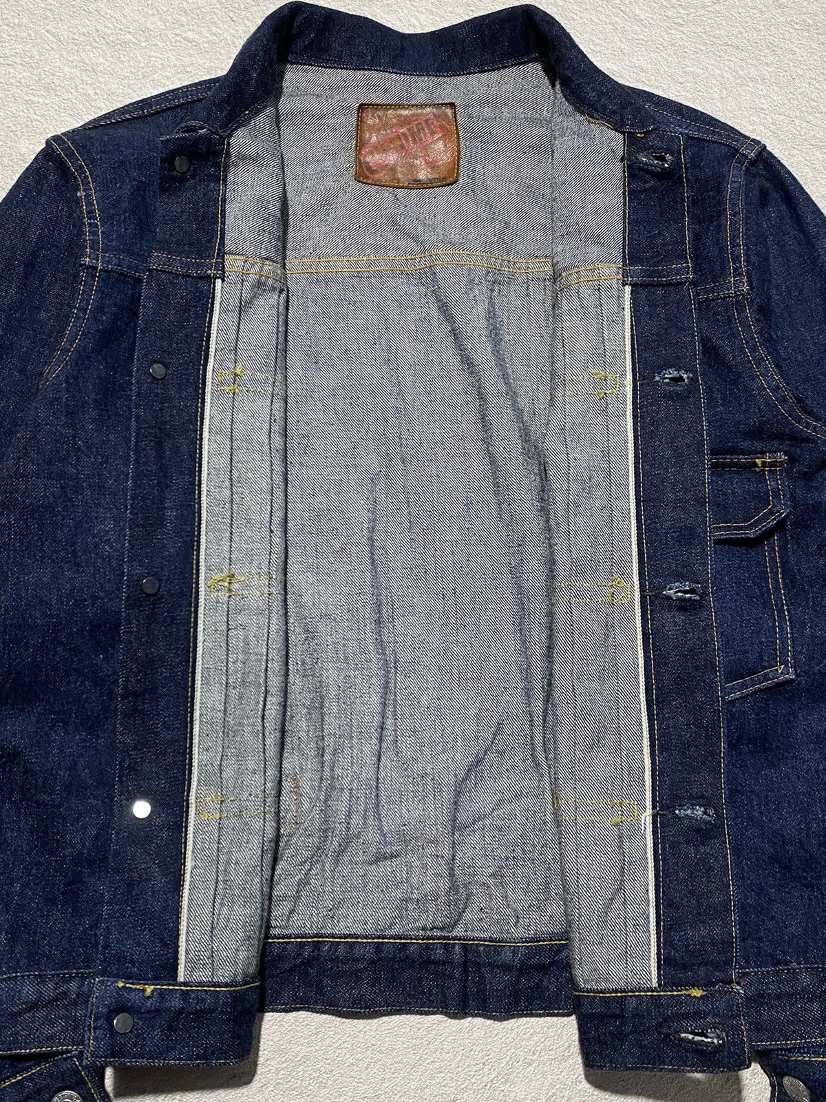 Denime DENIME JAPAN SELVEDGE TYPE 1 TRUCKER JACKET Size US M / EU 48-50 / 2 - 3 Thumbnail