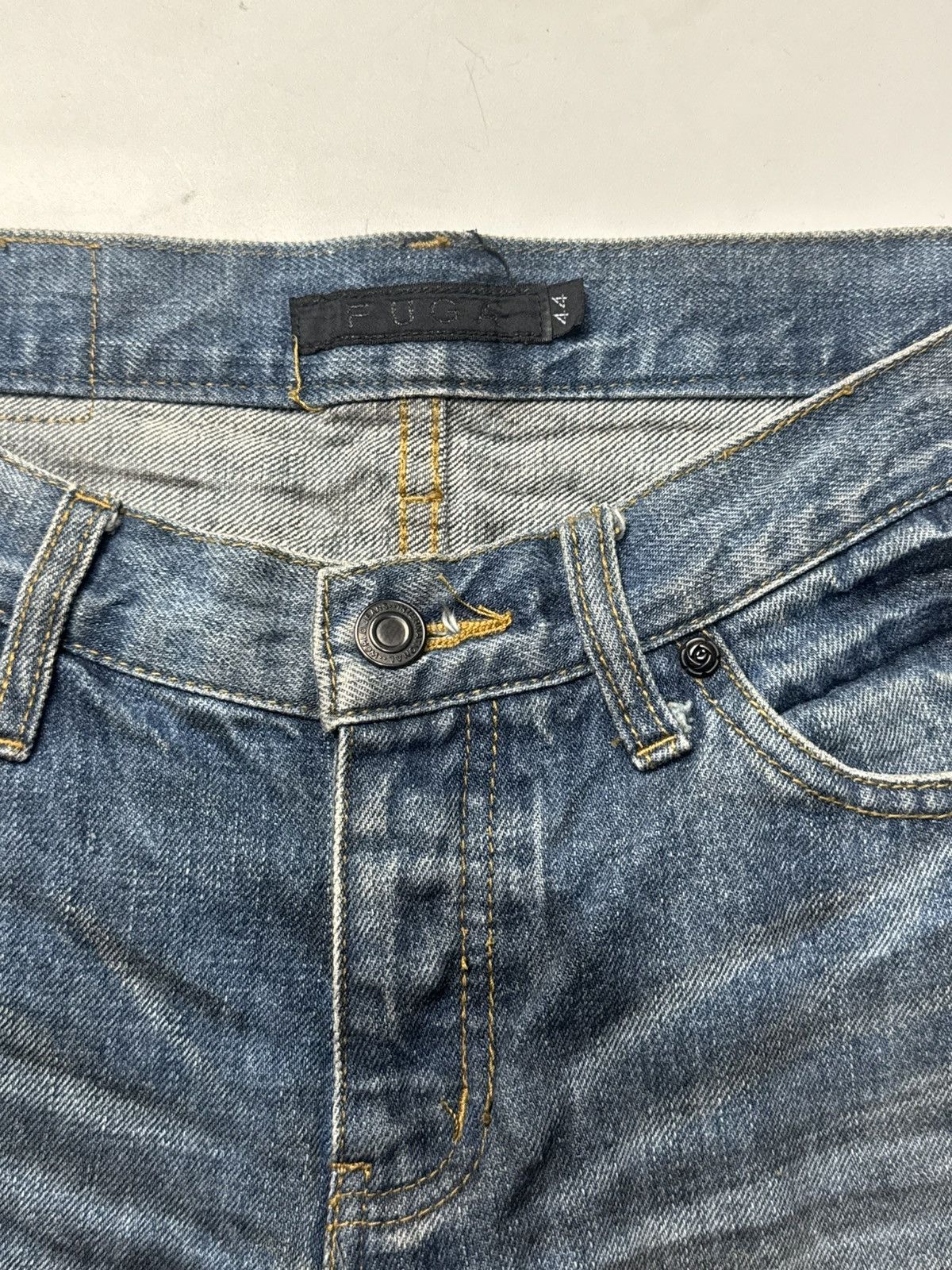 If Six Was Nine FUGA Distressed Denim Shorts Lgb Goa Styled Size US 30 / EU 46 - 7 Thumbnail