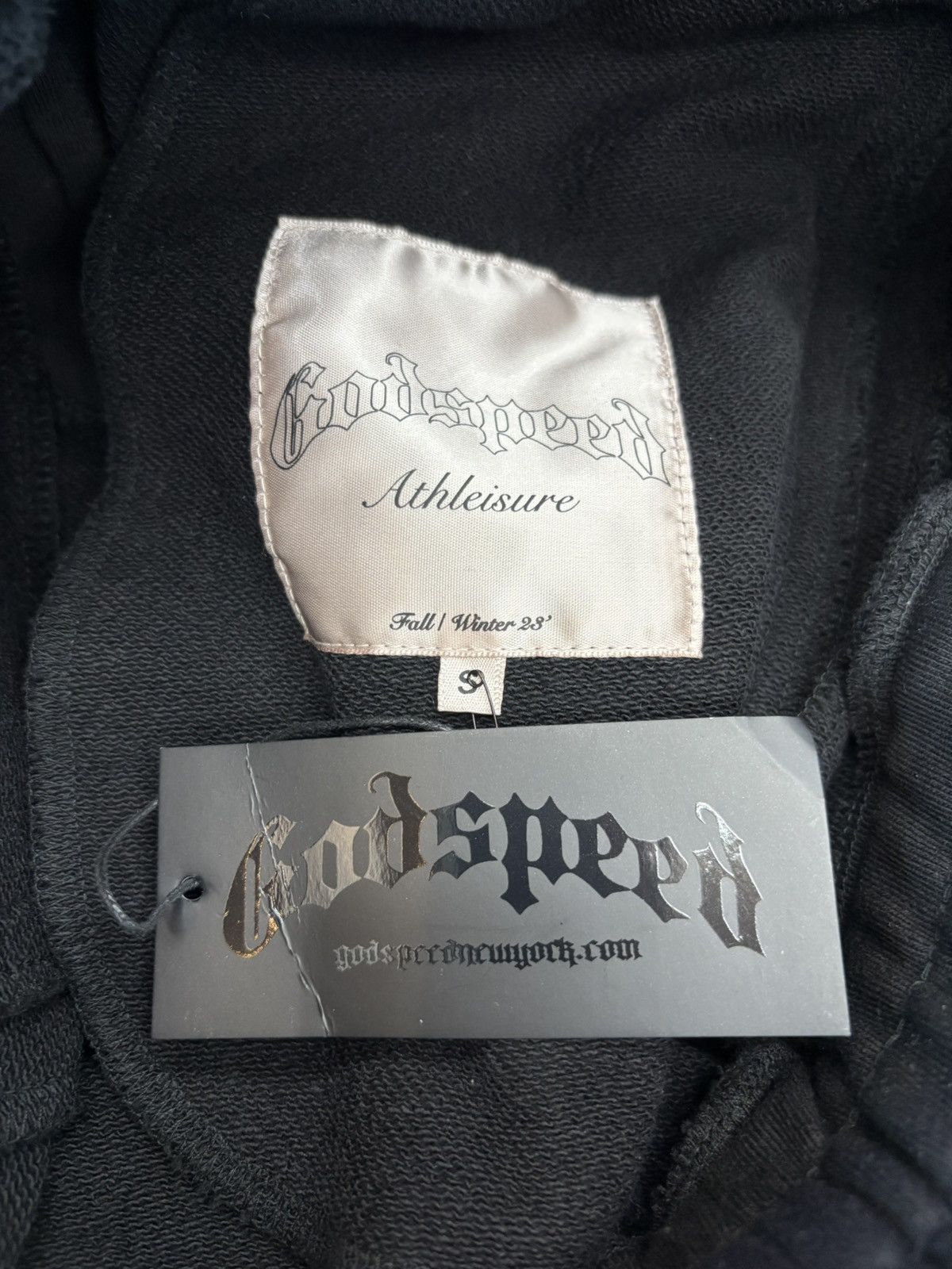 Godspeed Godspeed “OG Logo” V2 Sweatpants (Black/Blue) Size US 30 / EU 46 - 3 Thumbnail
