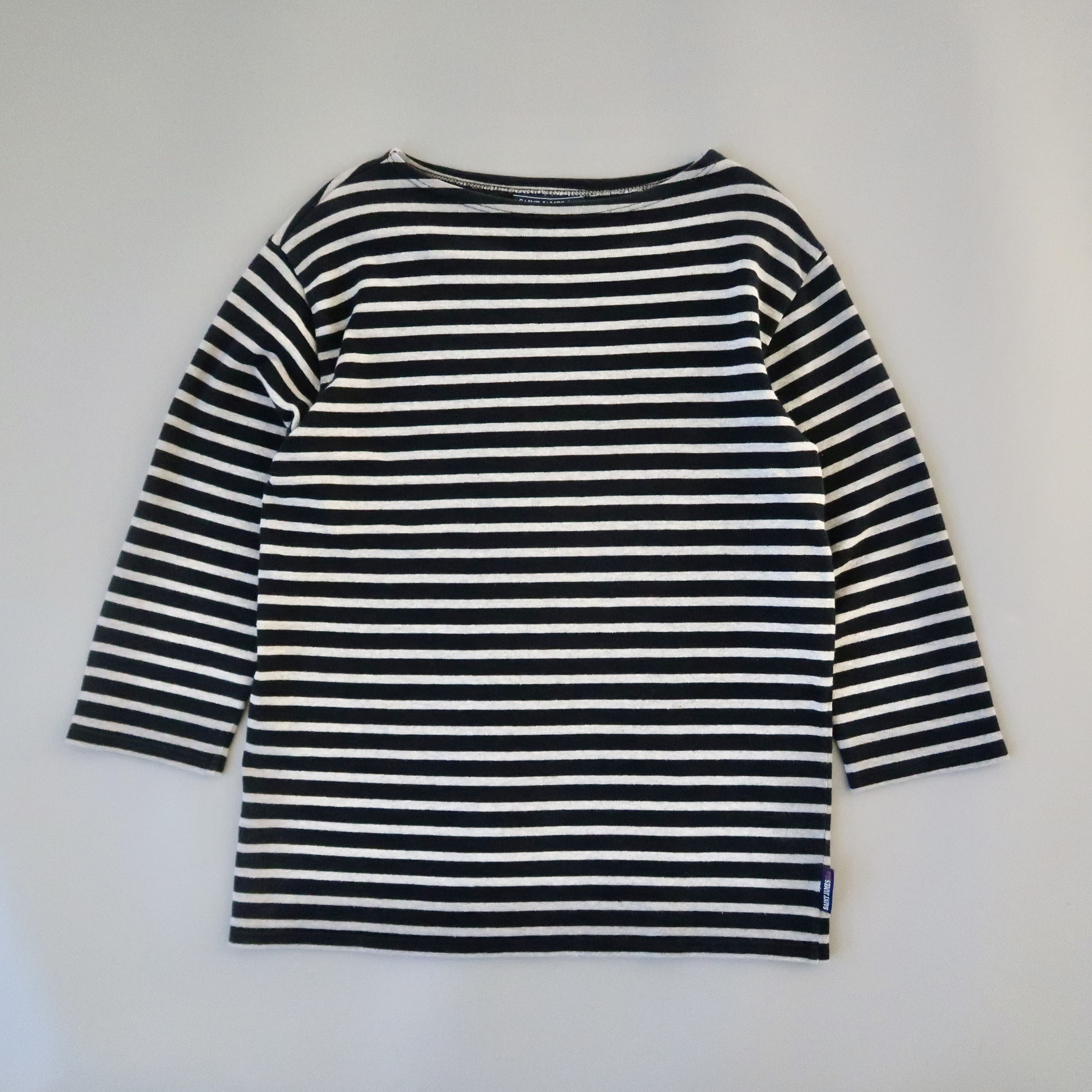 Saint James SAINT JAMES lis heavyweight cotton 3/4 sleeve breton shirt Size US M / EU 48-50 / 2 - 1 Thumbnail