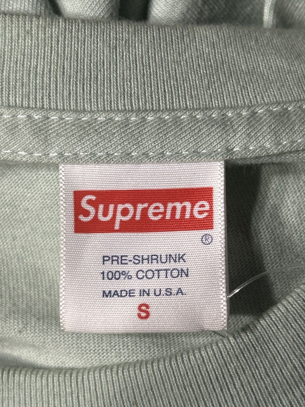 Supreme Supreme Pale Aqua Ear Tee (SS21) Size US S / EU 44-46 / 1 - 4 Thumbnail