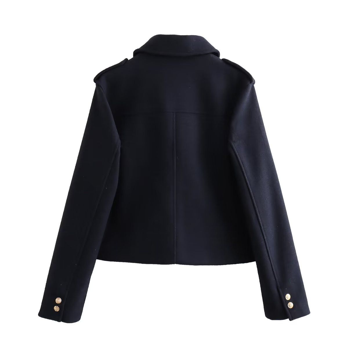 Japanese Brand Lapel Coat Single-breasted Size S / US 4 / IT 40 - 2 Thumbnail