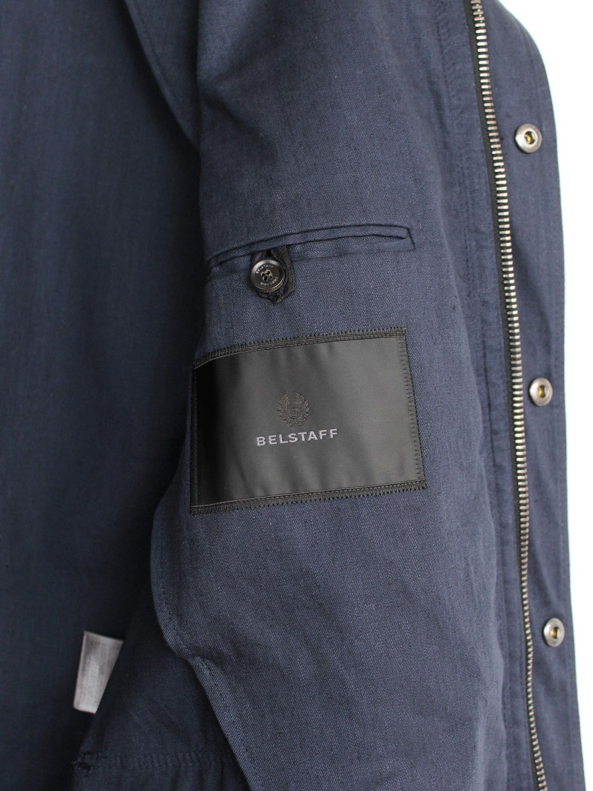 Belstaff Belstaff Men’s Linen Cotton Navy Jacket Size US M / EU 48-50 / 2 - 9 Thumbnail