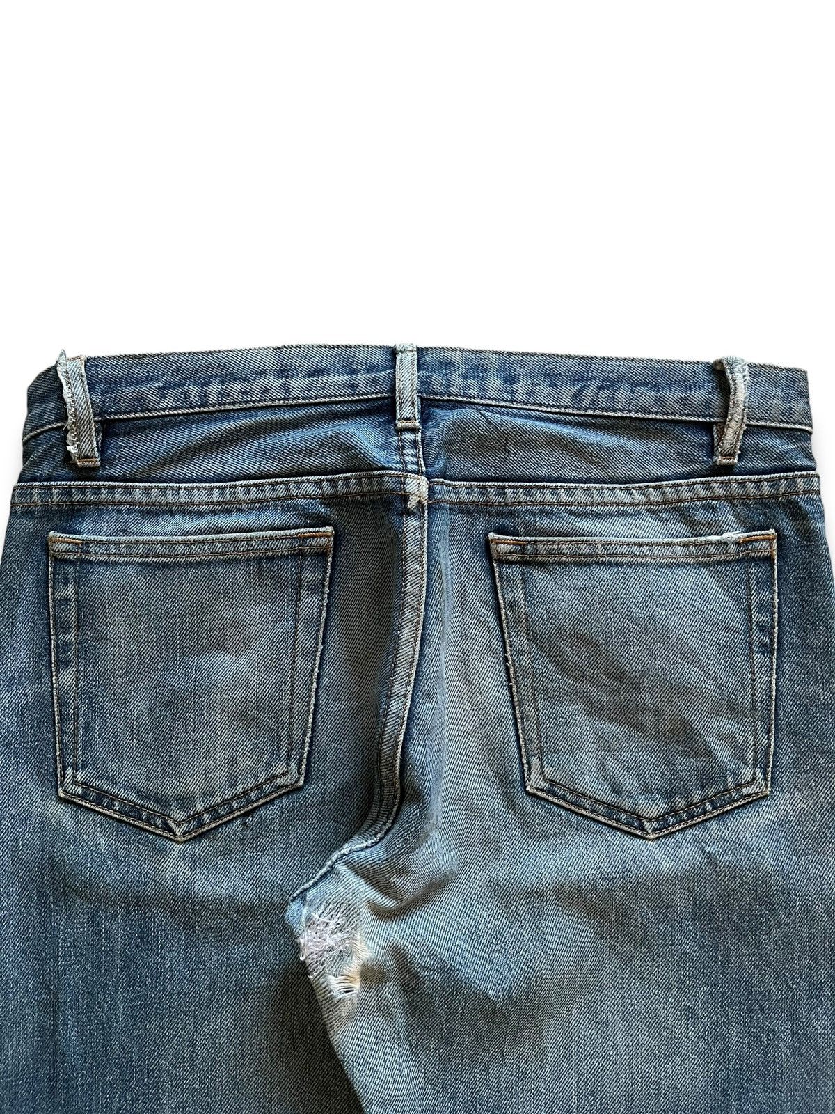 A.P.C. Vintage Apc Paris Button Fly Faded Wash Distressed Jeans Size US 30 / EU 46 - 10 Thumbnail