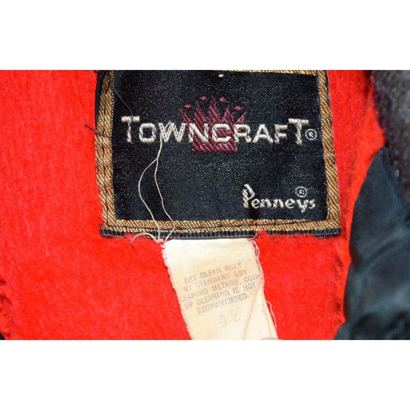 Rains VINTAGE 60S TOWNCRAFT PENNEYS JACKET SHERPA LINED RAIN CHIN STRAP SZ 42 NYLON Size US XS / EU 42 / 0 - 3 Thumbnail