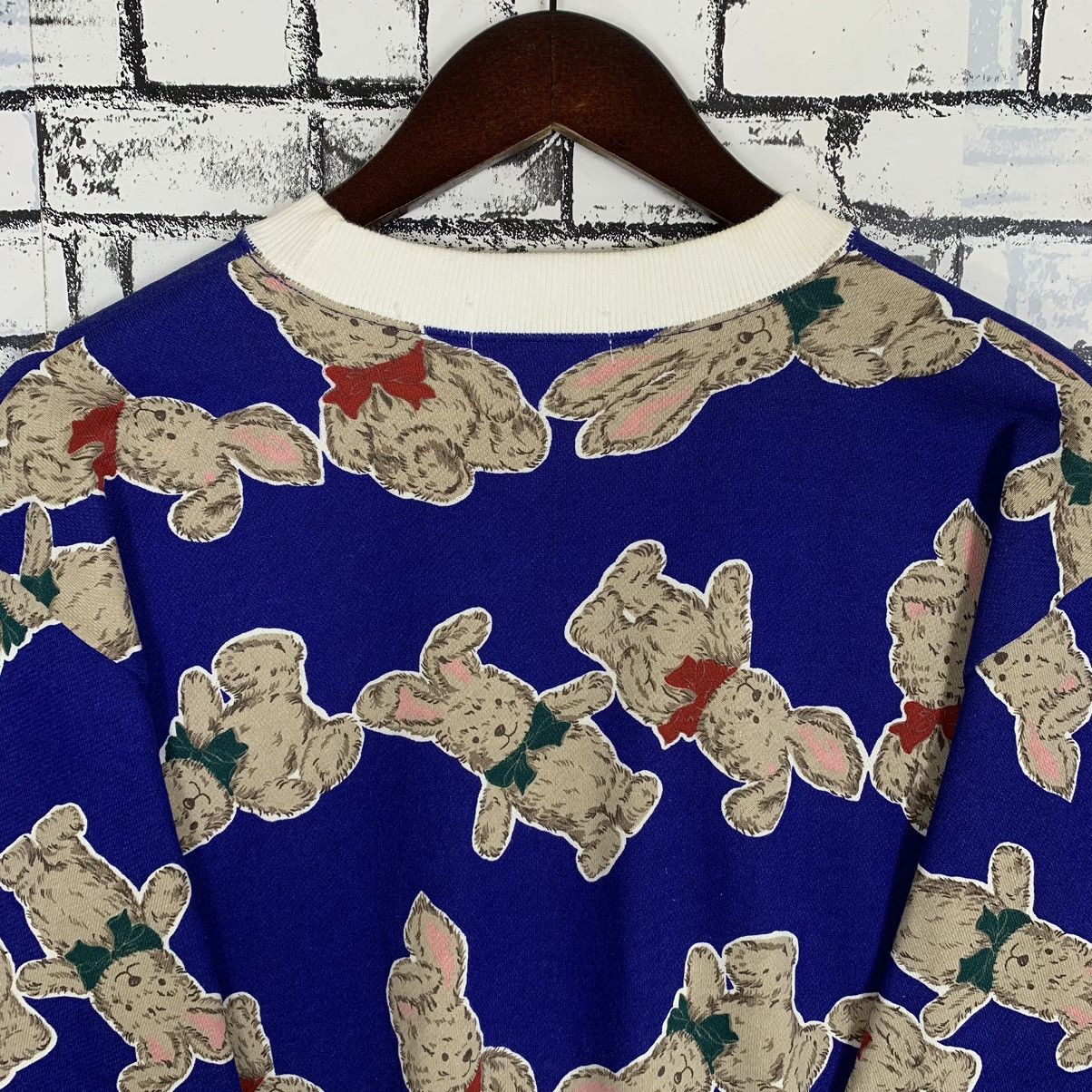 Vintage Doll-Douse Rabbit Full Print Sweatshirt Crewneck Size M / US 6-8 / IT 42-44 - 7 Thumbnail