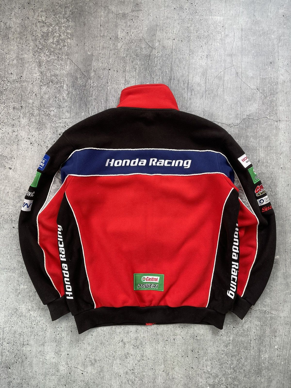 Honda × Vintage Vintage Honda Racing Fleece Zip Jacket Size US M / EU 48-50 / 2 - 1 Thumbnail