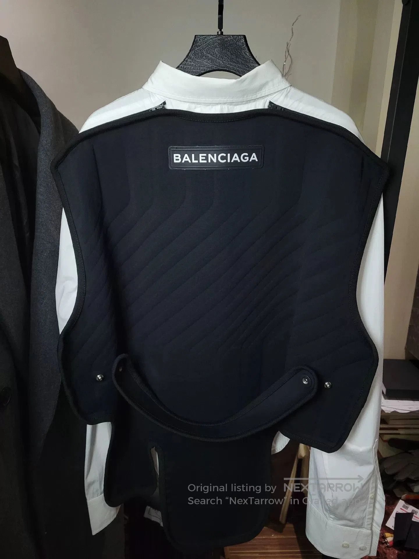 Balenciaga Balenciaga Biker Style Color Block Shirt. Size US S / EU 44-46 / 1 - 1 Thumbnail