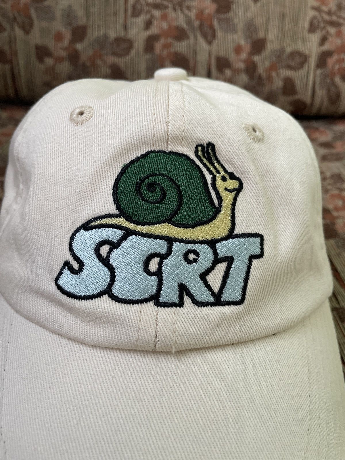 SCRT SCRT Snail logo Beige Cap Stay Creative Co. Size ONE SIZE - 4 Thumbnail