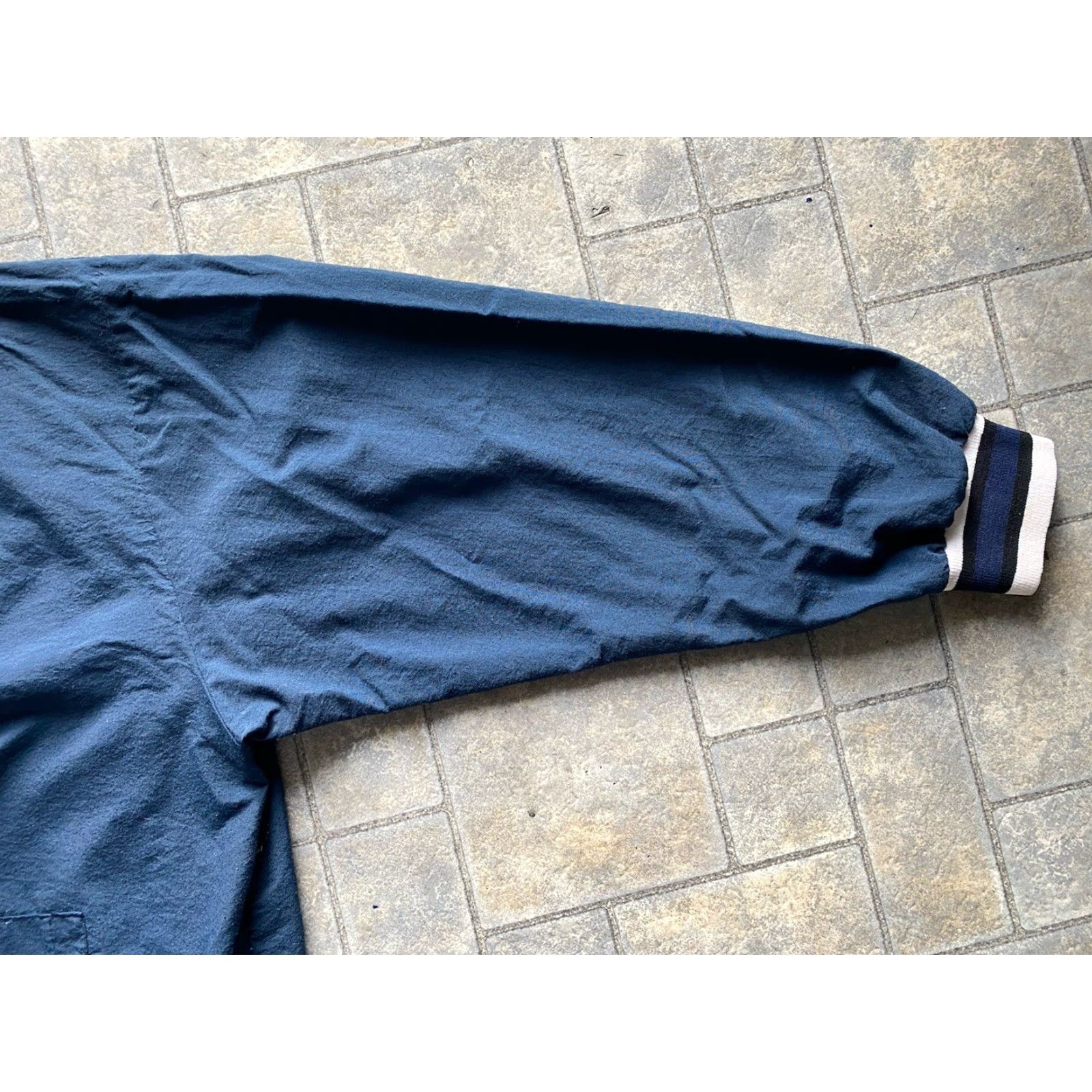Converse VTG Converse All Star MEDIUM Dark Blue Track Suit Set Chuck Taylor Made In USA Mens M Track Jacket Pants Size 40R - 6 Thumbnail