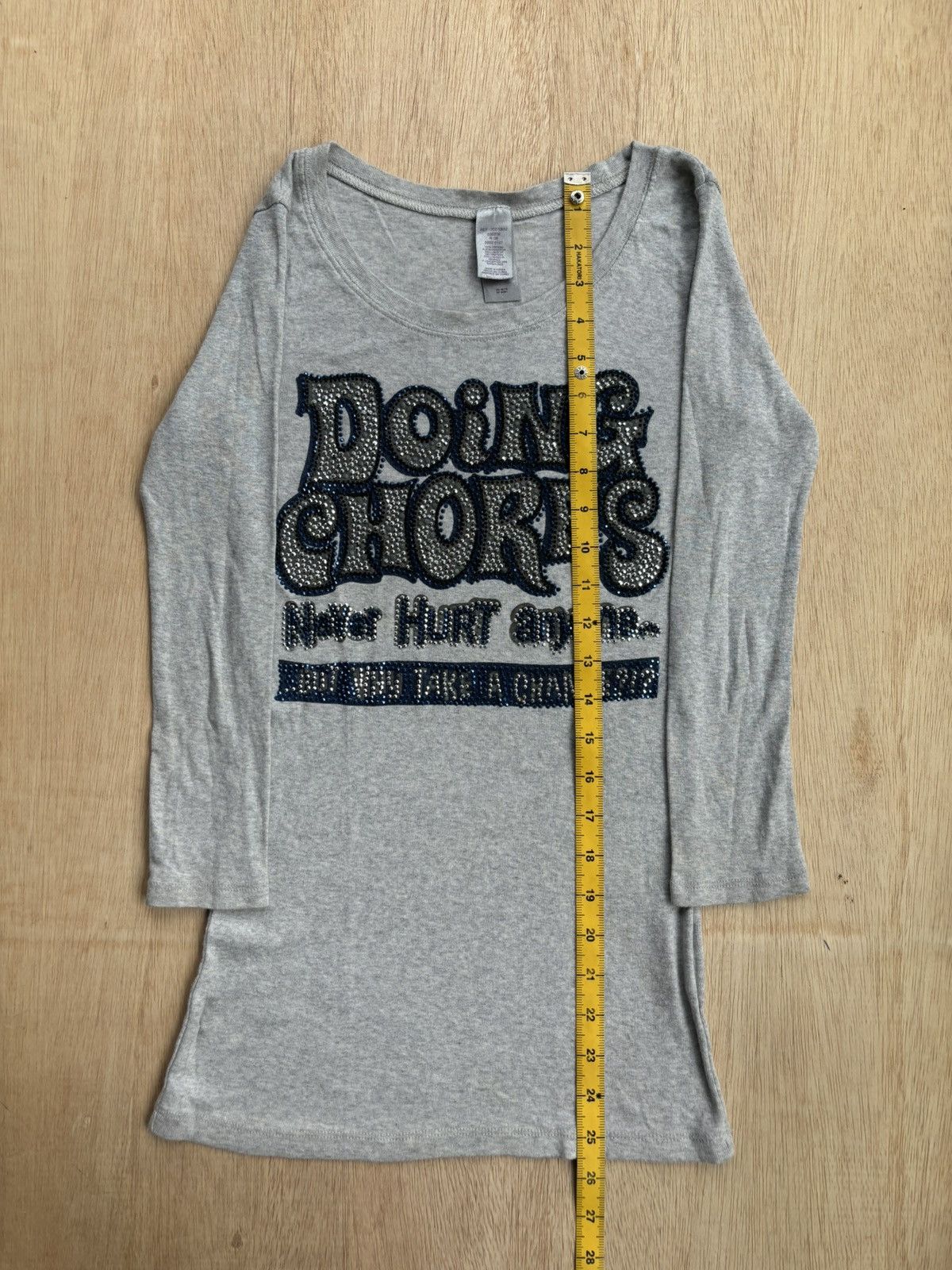 Hysteric Glamour × If Six Was Nine × Japanese Brand Y2k Doing Chores Women's Longsleeve Size M / US 6-8 / IT 42-44 - 8 Thumbnail
