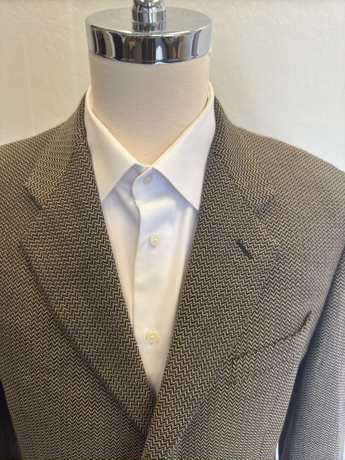 Armani Collezioni ARMANI COLLEZIONI Made in Italy Wool & Cashmere Jacket Size 44R - 3 Thumbnail