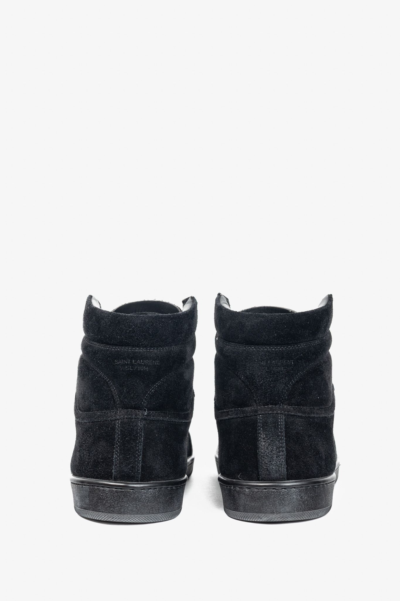 Saint Laurent Paris Saint Laurent SL/10H Suede Court Classic High-Top Sneakers Size US 10 / EU 43 - 3 Thumbnail