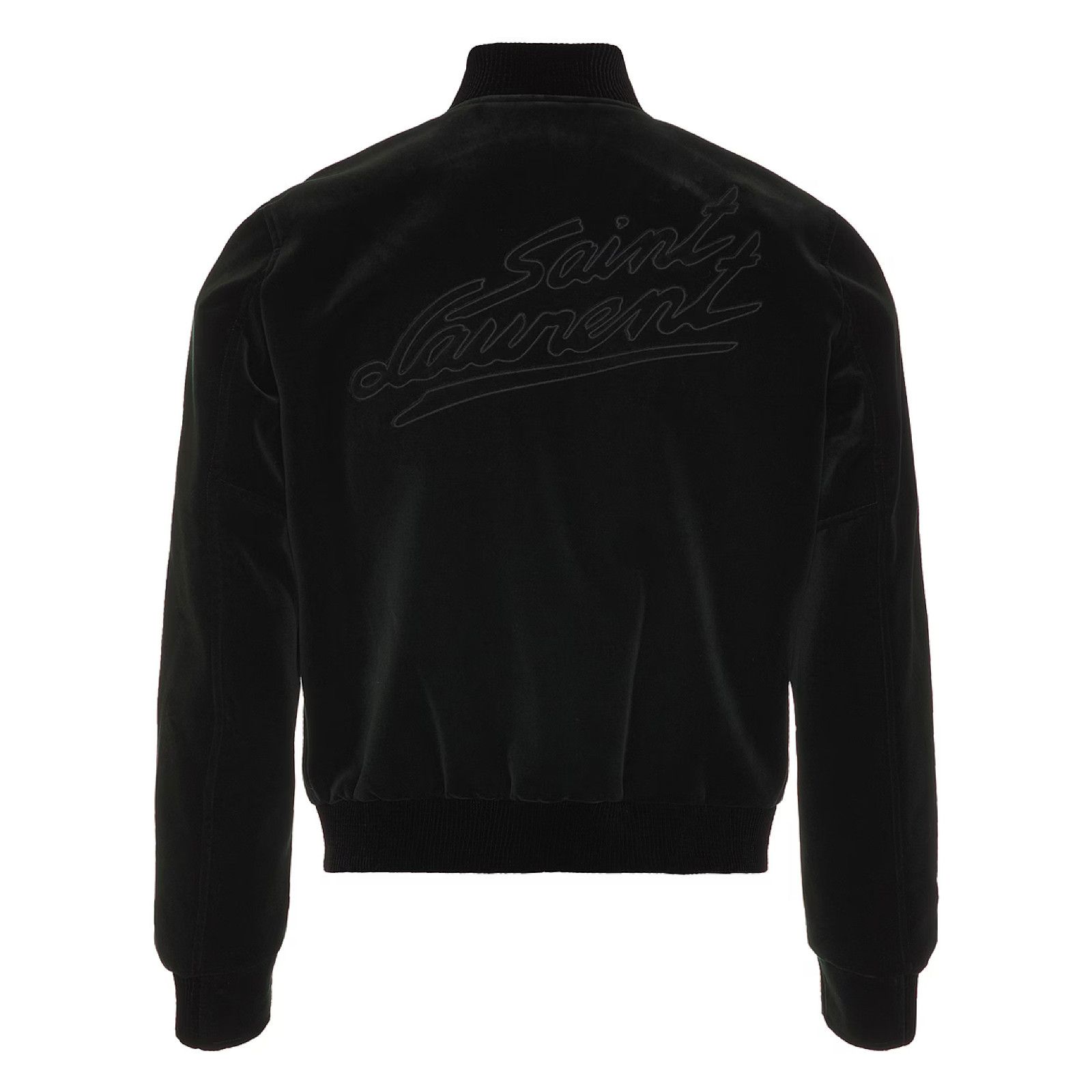 Yves Saint Laurent Saint Laurent Paris Teddy Green Velvet Bomber Jacket 54 Size US L / EU 52-54 / 3 - 21 Thumbnail