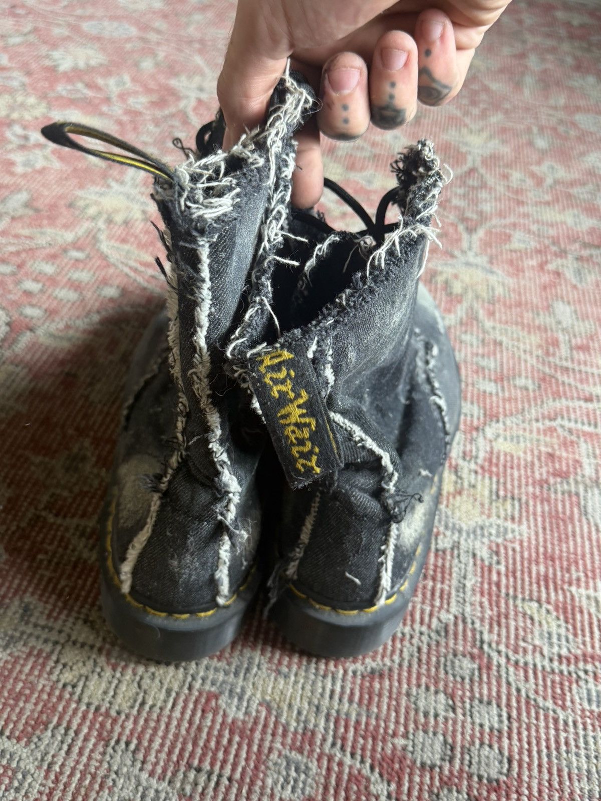 Off-White Off white x Dr martens boots Size US 13 / EU 46 - 4 Thumbnail